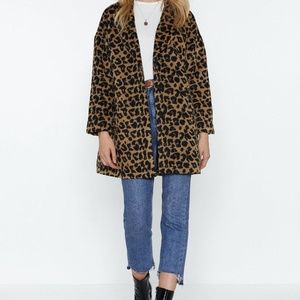 This Ones Fur You Leopard Coat